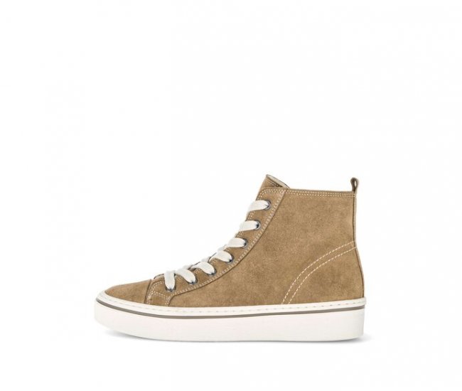 Gabor Damen Sneaker High Braun - Rauleder