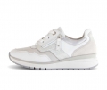 Gabor Damen Sneaker Low Weiß - Materialmix Leder/Lederimitat