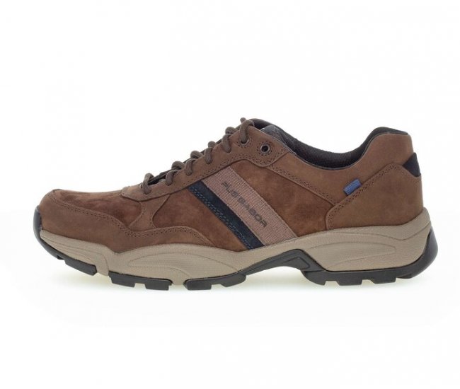 Pius Gabor Herren Sneaker Low Braun - Rauleder