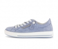Gabor Damen Sneaker Low Blau - Rauleder