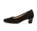 Gabor Damen Eleganter Pumps Schwarz - Rauleder