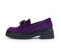Gabor Damen Loafer Lila - Rauleder