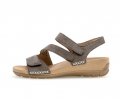 Gabor Damen Keilsandalette Grau - Rauleder