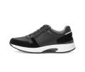 Gabor Herren Rollingsoft Sneaker Low Schwarz - Materialmix Leder