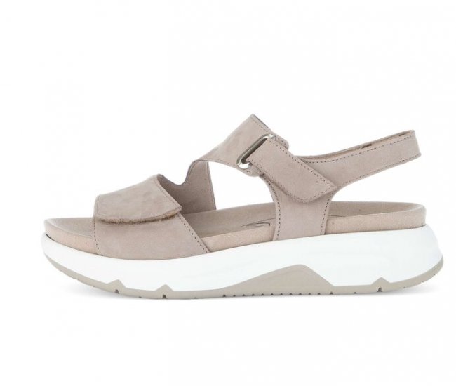 Gabor Damen Trekkingsandale Beige - Rauleder