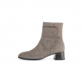 Gabor Damen Elegante Stiefelette Braun - Rauleder