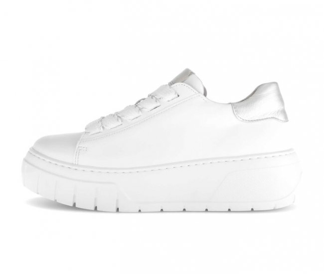 Gabor Damen Sneaker Low Weiß - Glattleder