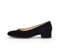 Gabor Damen Eleganter Pumps Schwarz - Rauleder