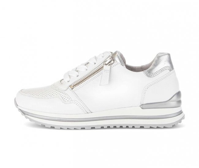 Gabor Damen Sneaker Low Weiß - Glattleder