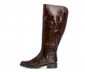 Gabor Damen Sportlicher Stiefel Braun - Glattleder