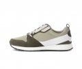 Pius Gabor Herren Sneaker Low Grün - Materialmix Leder/Textil