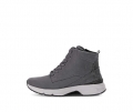 Gabor Damen Sportliche Stiefelette Grau - Rauleder
