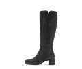 Gabor Damen Eleganter Stiefel Schwarz - Glattleder