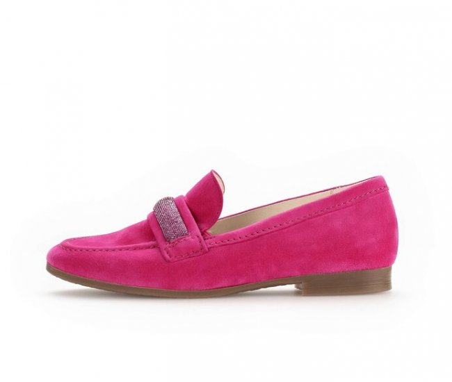 Gabor Damen Slipper Pink - Rauleder