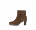 Gabor Damen Plateau Stiefelette Braun - Rauleder