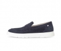 Pius Gabor Herren Slipper Blau - Rauleder