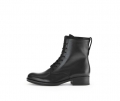 Gabor Damen Schnürstiefelette Schwarz - Glattleder