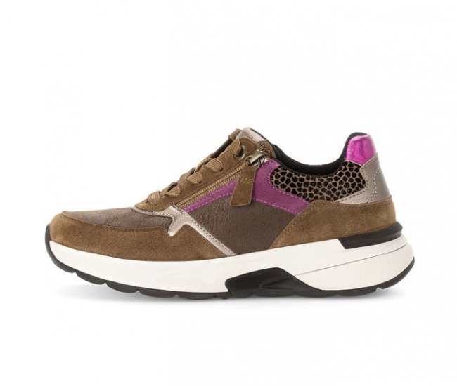Gabor Damen Sneaker Low Multicolour - Materialmix Leder/Lederimitat