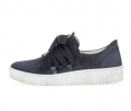 Gabor Damen Sneaker Low Blau - Materialmix Leder