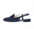 Gabor Damen Slingpumps Blau - Rauleder