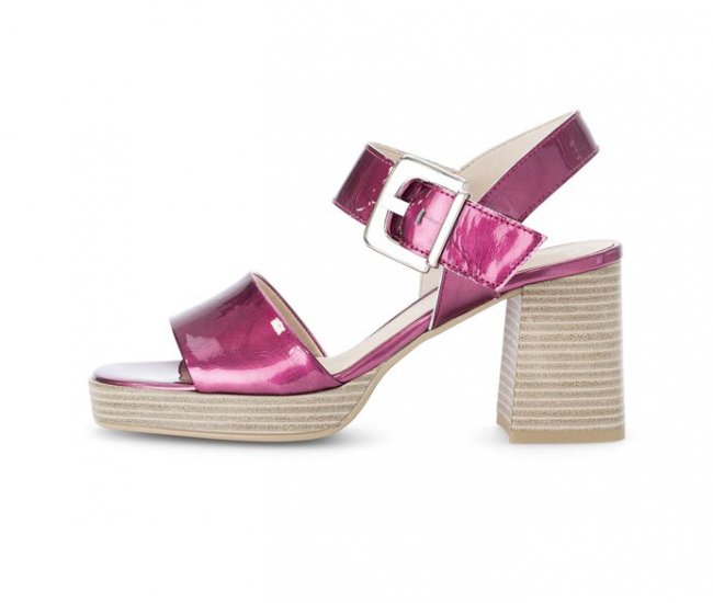 Gabor Damen Plateau Sandale Pink - Lederimitat