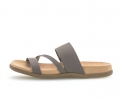 Gabor Damen Pantolette Grau - Textil