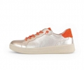 Gabor Damen Sneaker Low Gold - Materialmix Leder