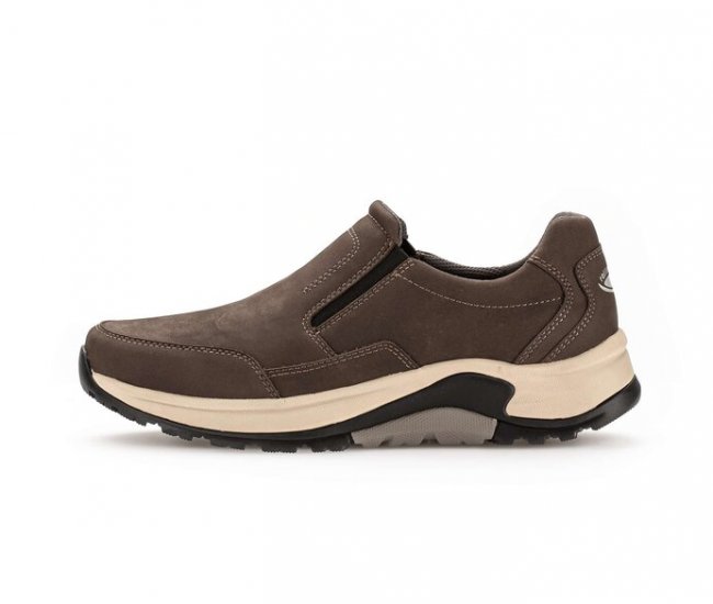 Gabor Herren Rollingsoft Slipper Braun - Nubuk