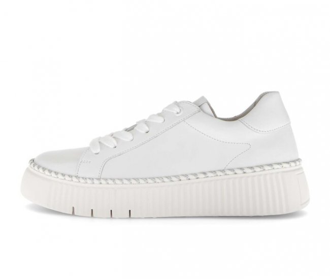 Gabor Damen Sneaker Low Weiß - Glattleder