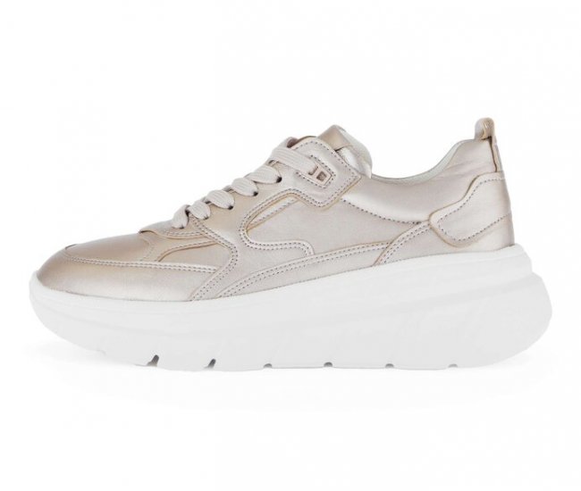 Gabor Damen Sneaker Low Gold - Effektleder