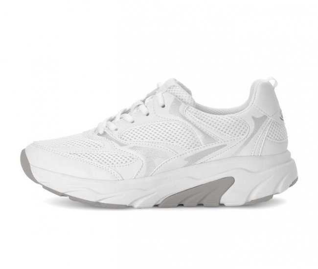 Gabor Damen Sneaker Low Weiß - Materialmix Lederimitat