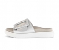 Gabor Damen Pantolette Silber - Effektleder