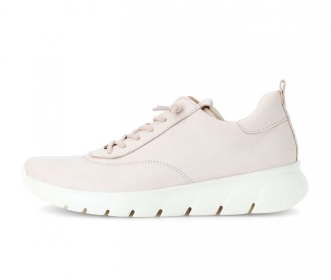 Gabor Damen Sneaker Low Creme - Glattleder