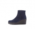 Gabor Damen Plateau Stiefelette Blau - Rauleder