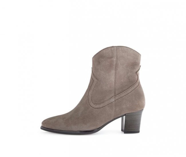 Gabor Damen Cowboy Boots Braun - Rauleder