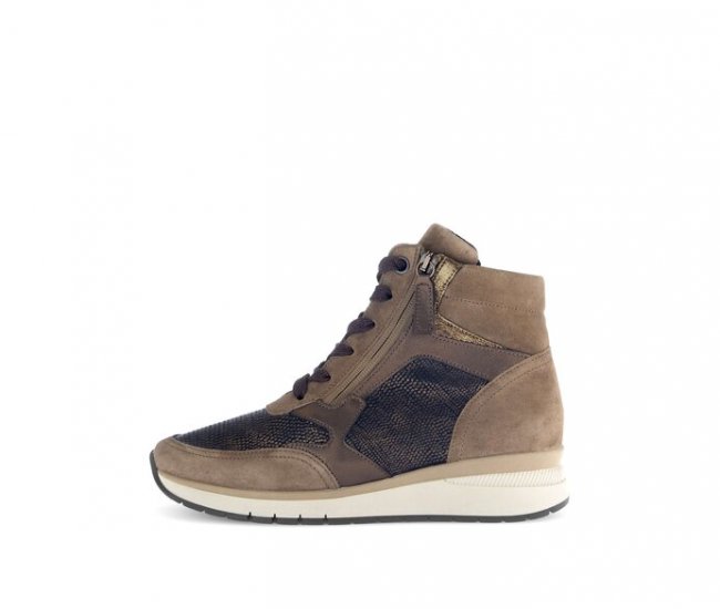 Gabor Damen Sportliche Stiefelette Multicolour - Materialmix Leder/Lederimitat