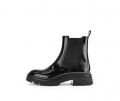 Gabor Damen Chelsea Boot Schwarz - Lackleder