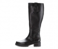 Gabor Damen Sportlicher Stiefel Schwarz - Glattleder