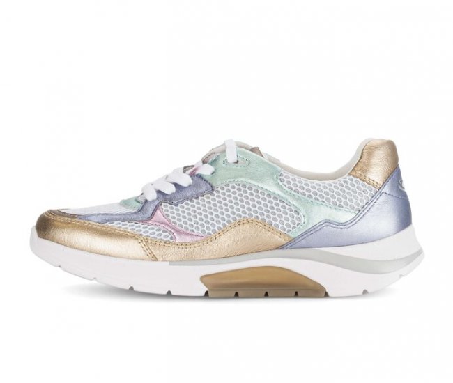 Gabor Damen Sneaker Low Multicolour - Materialmix Leder/Lederimitat