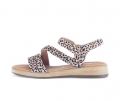 Gabor Damen Riemchensandale Beige - Effektleder