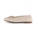 Gabor Damen Eleganter Ballerina Beige - Rauleder