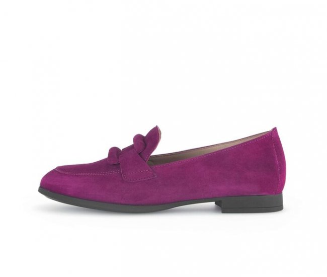 Gabor Damen Slipper Lila - Rauleder