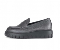 Gabor Damen Loafer Silber - Glattleder