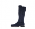 Gabor Damen Eleganter Stiefel Blau - Rauleder