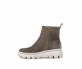 Gabor Damen Plateau Stiefelette Grau - Rauleder