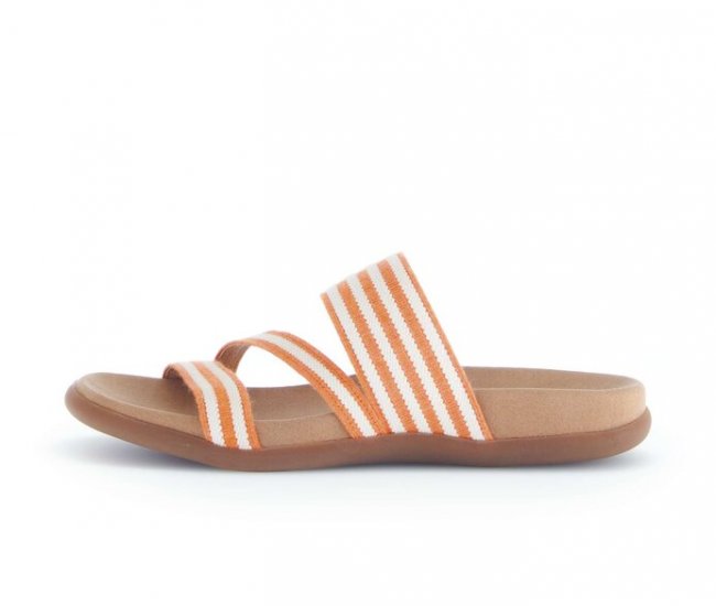 Gabor Damen Pantolette Orange - Textil