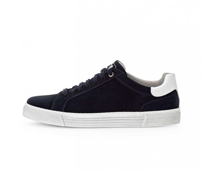 Pius Gabor Herren Sneaker Low Blau - Rauleder
