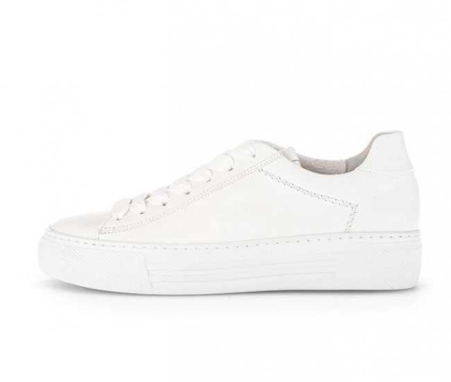 Gabor Damen Sneaker Low Weiß - Glattleder