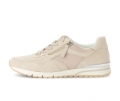 Gabor Damen Sneaker Low Beige - Materialmix Leder/Lederimitat