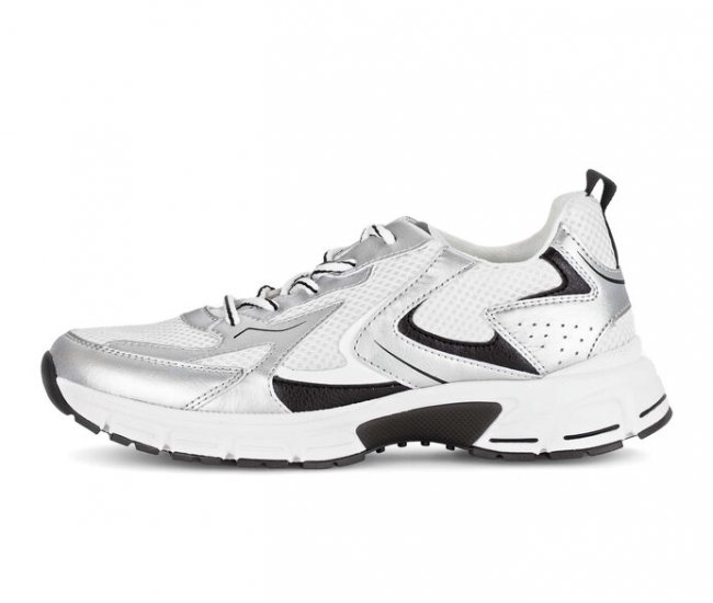 Gabor Damen Sneaker Low Weiß - Textil